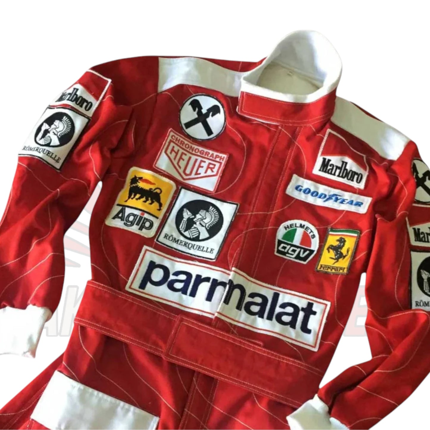 Niki Lauda 1976 Ferrari F1 Embroidered Replica Race Suit by Paksial Racewear