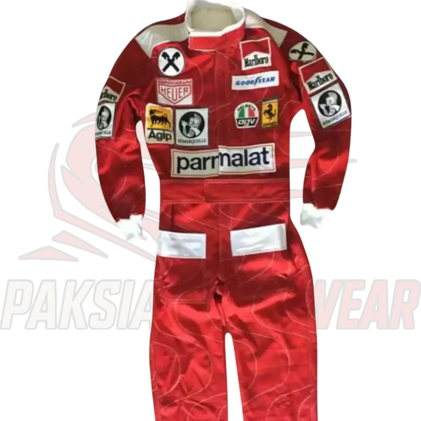 Niki Lauda 1976 Ferrari F1 Embroidered Replica Race Suit by Paksial Racewear