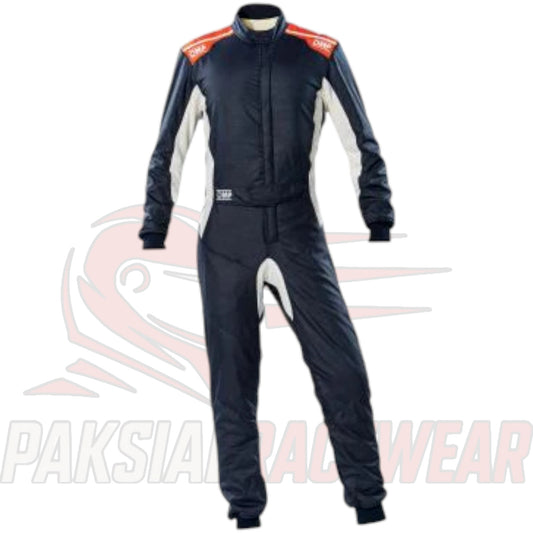 OMP One-S Nomex Racing Suit | Lightweight FIA-Approved Fireproof Racewear by Paksial