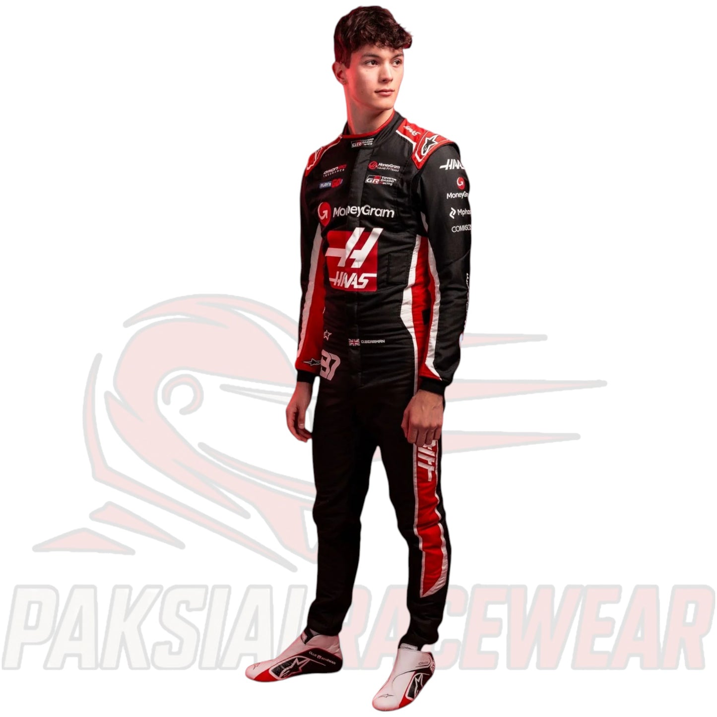 Oliver Bearman 2025 MoneyGram Haas F1 Team Replica Racing Suit
