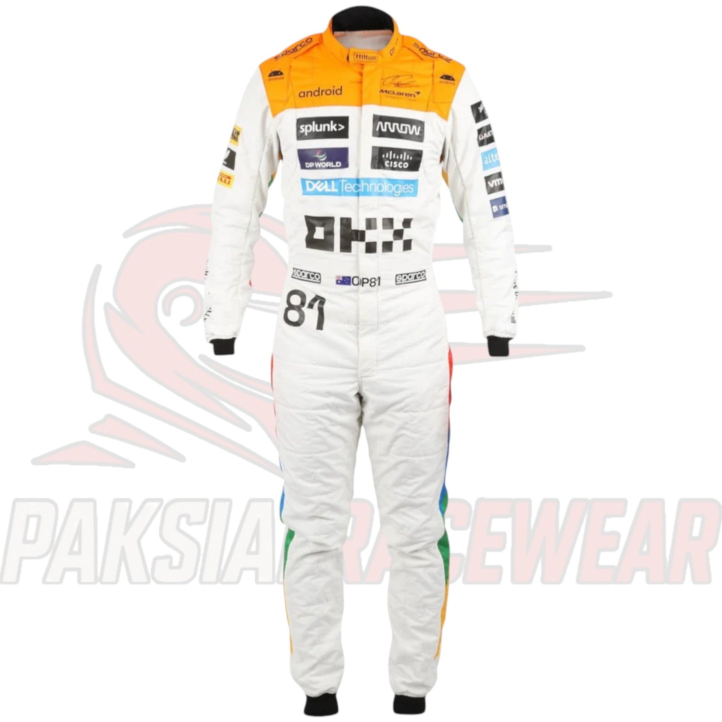 Oscar Piastri 2023 McLaren Formula 1 Singapore Grand Prix Race Suit – Replica by Paksial Racewear