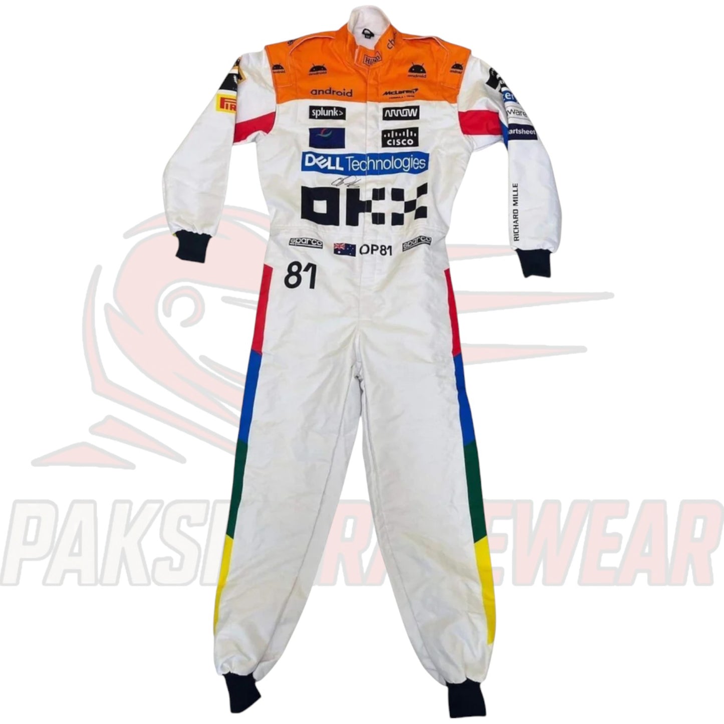Oscar Piastri 2023 McLaren Formula 1 Singapore Grand Prix Race Suit – Replica by Paksial Racewear