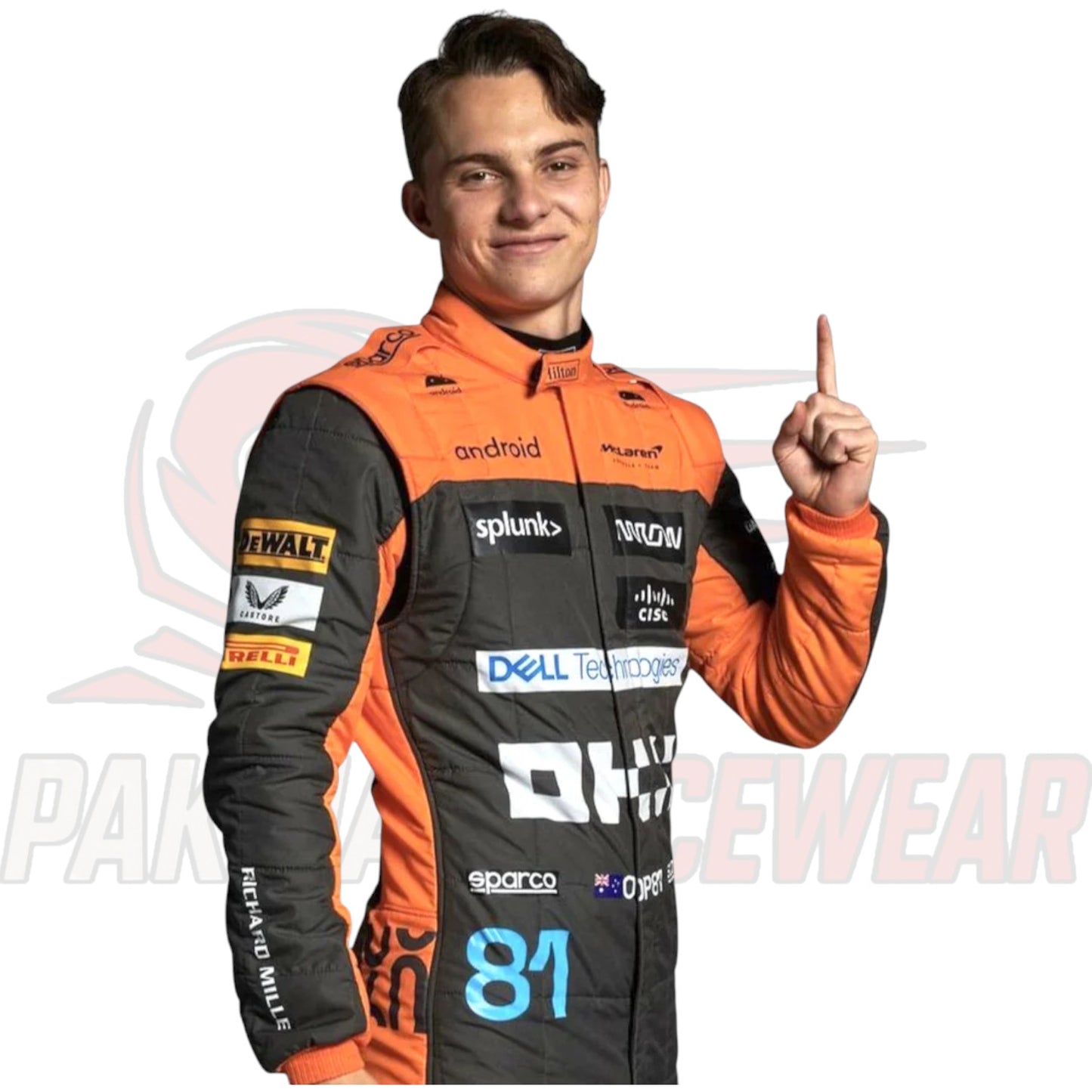Oscar Piastri 2023 McLaren Formula 1 Team Race Suit – Replica by Paksial Racewear