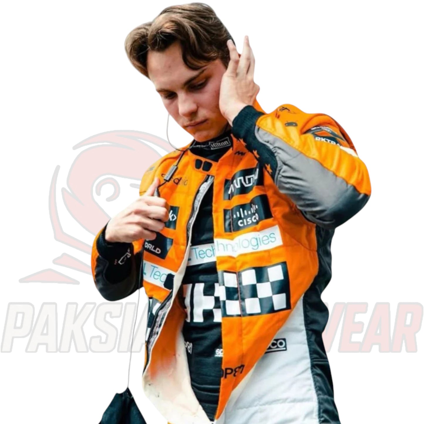 Oscar Piastri 2024 McLaren F1 Singapore Grand Prix Race Suit Replica by Paksial Racewear