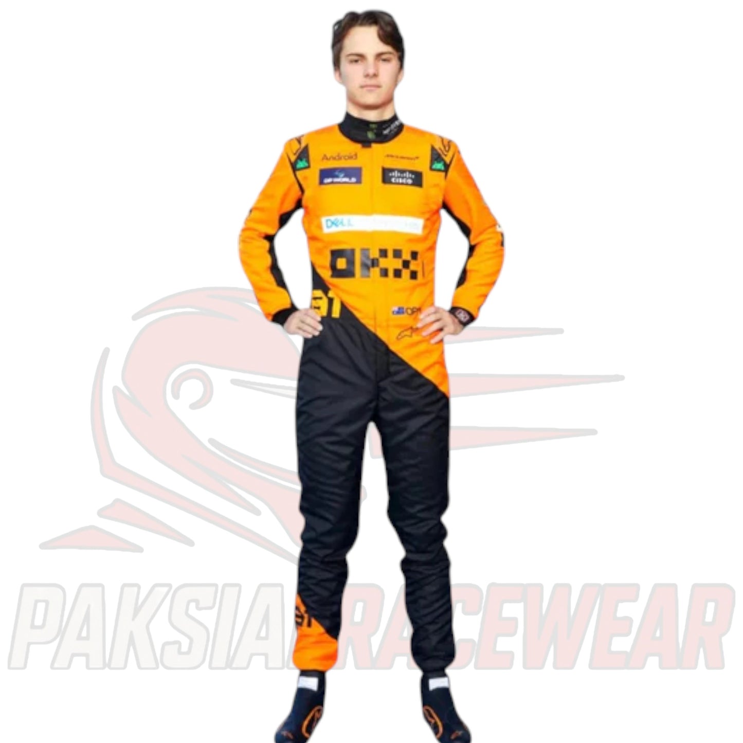 Oscar Piastri 2024 McLaren Formula 1 Team Racing Suit – Replica by Paksial Racewear