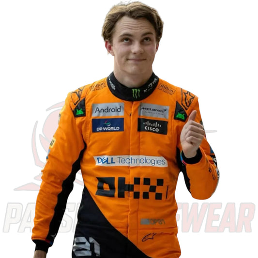 Oscar Piastri 2025 McLaren Formula 1 Japanese Grand Prix Race Suit – Replica by Paksial Racewear