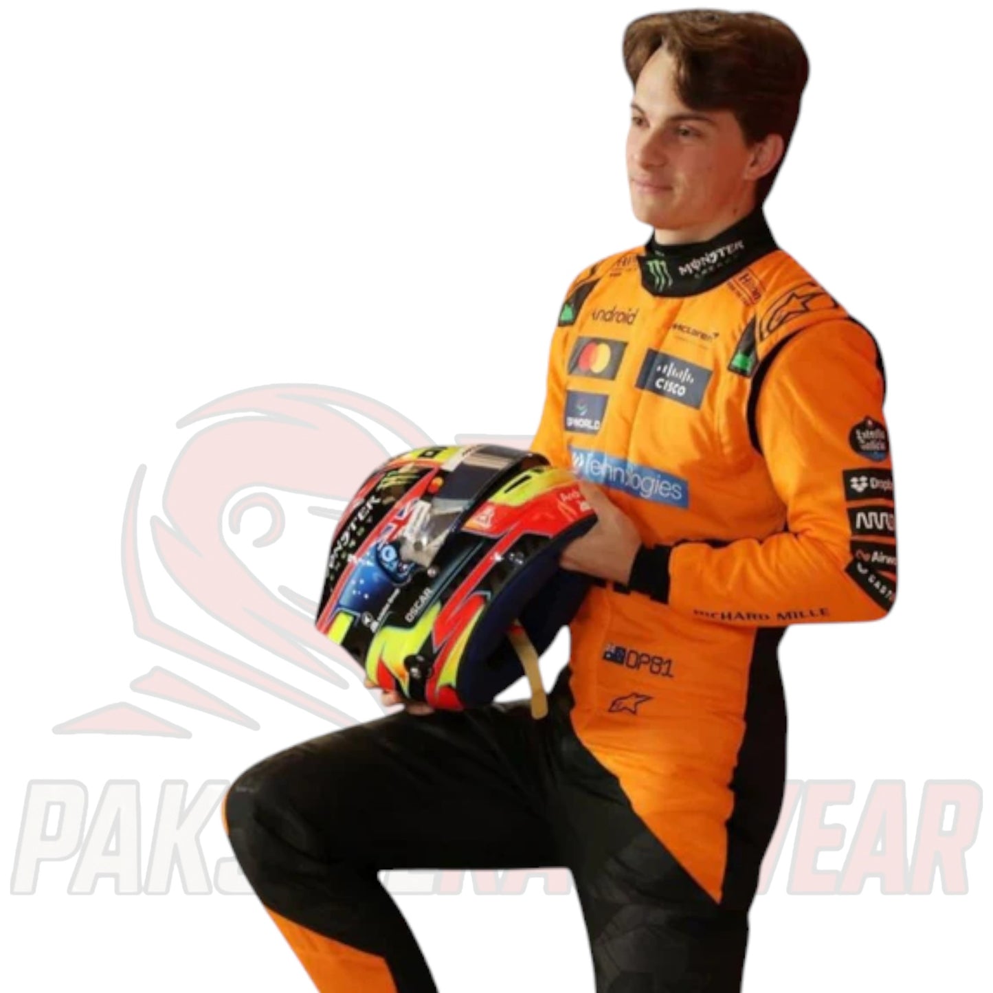 Oscar Piastri 2025 McLaren Formula 1 Team Racing Suit – Replica by Paksial Racewear