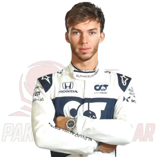 Pierre Gasly 2021 AlphaTauri F1 Team Race Suit – Official Replica