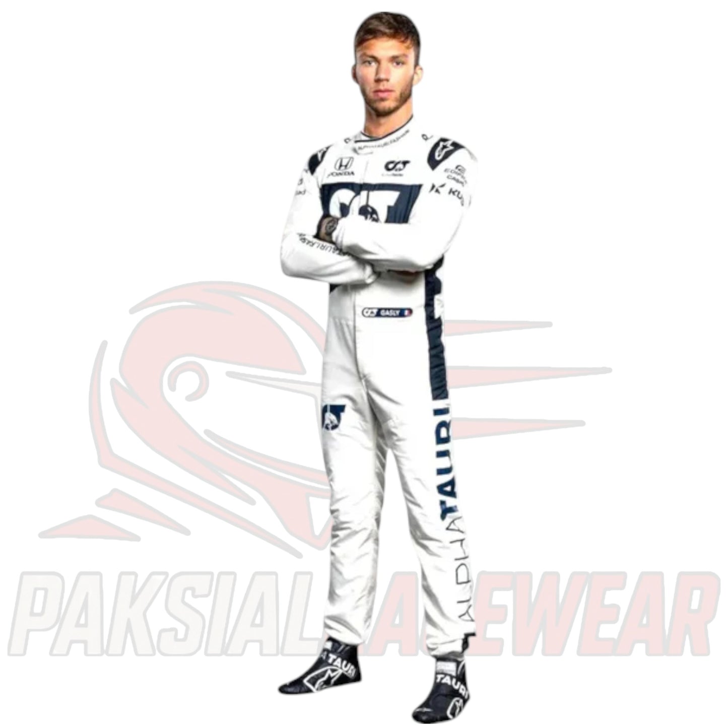 Pierre Gasly 2021 AlphaTauri F1 Team Race Suit – Official Replica