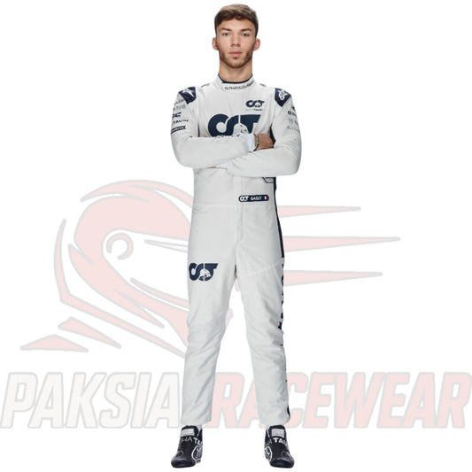 Pierre Gasly AlphaTauri F1 Replica Race Suit | Premium Formula One Collectible by Paksial Racewear