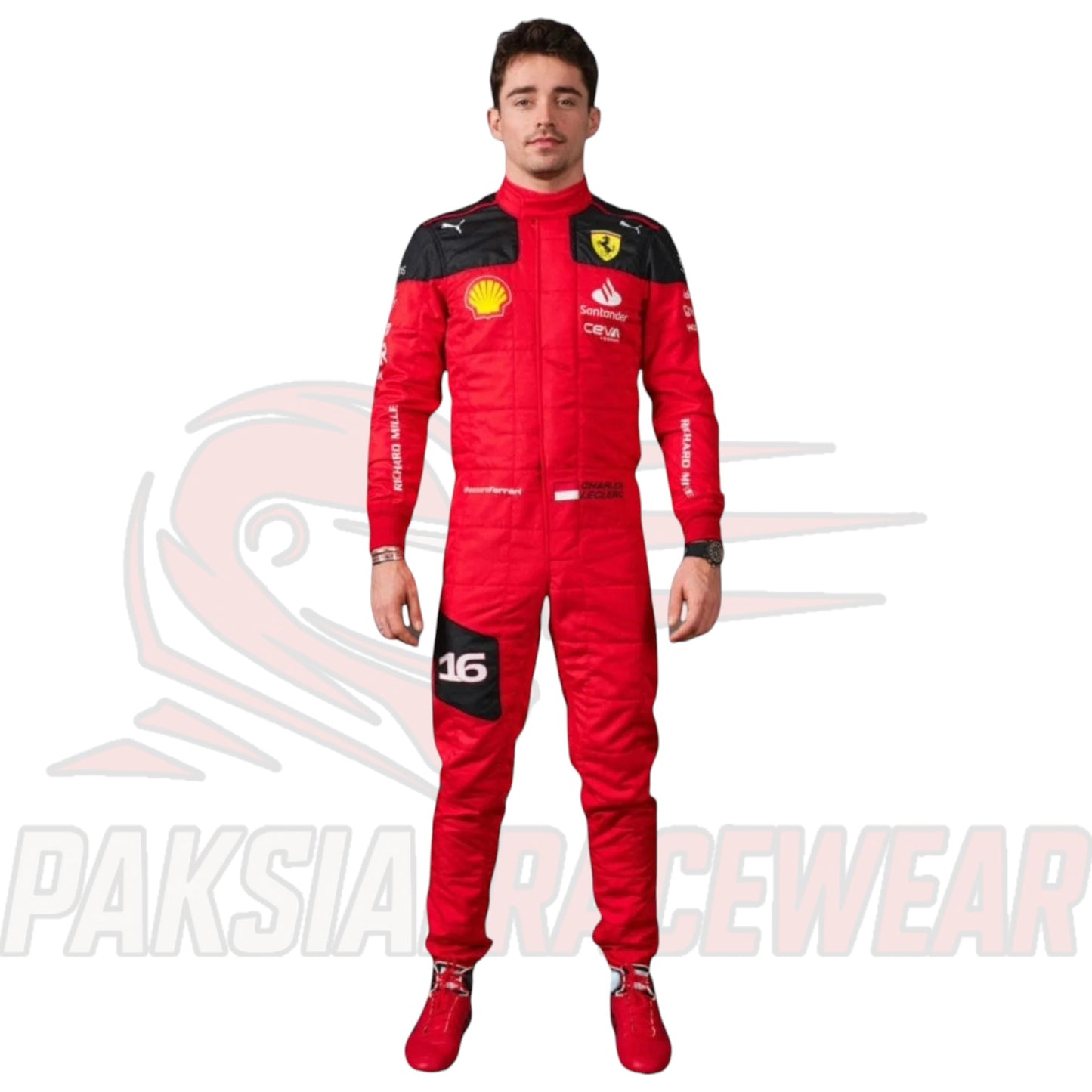 Charles Leclerc 2023 Ferrari F1 Replica Race Suit – Paksial Racewear