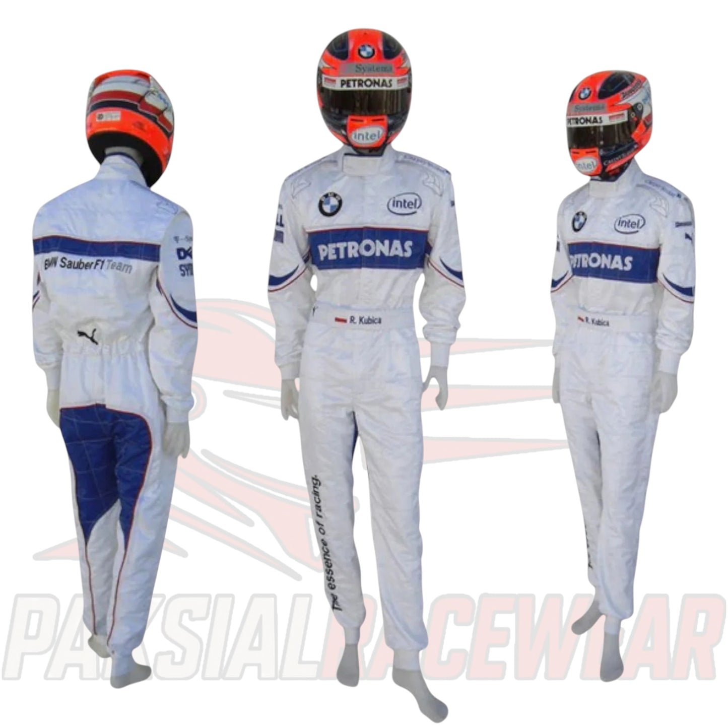 Robert Kubica BMW Sauber F1 Team Replica Race Suit by Paksial Racewear