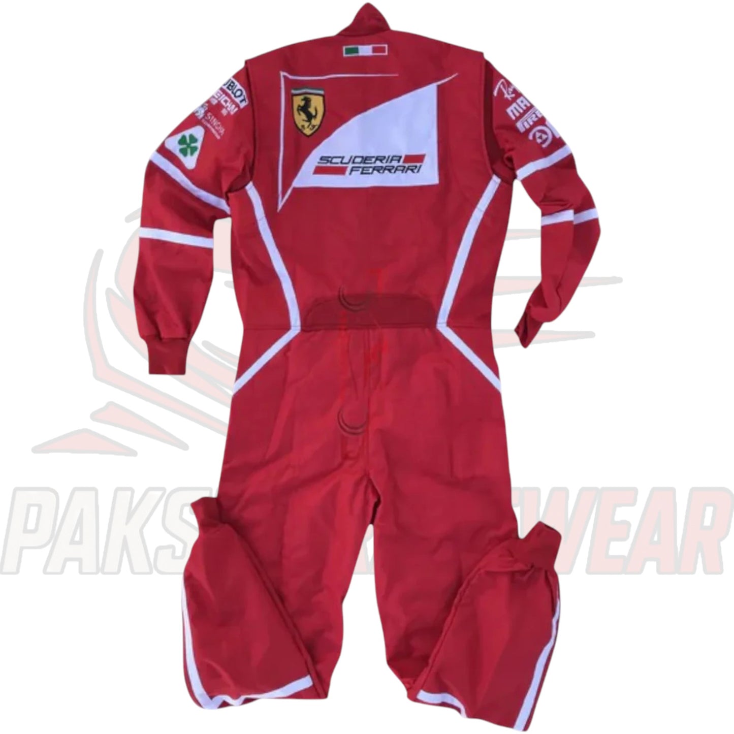 Sebastian Vettel 2017 Ferrari F1 Racing Suit Replica – Embroidered Edition