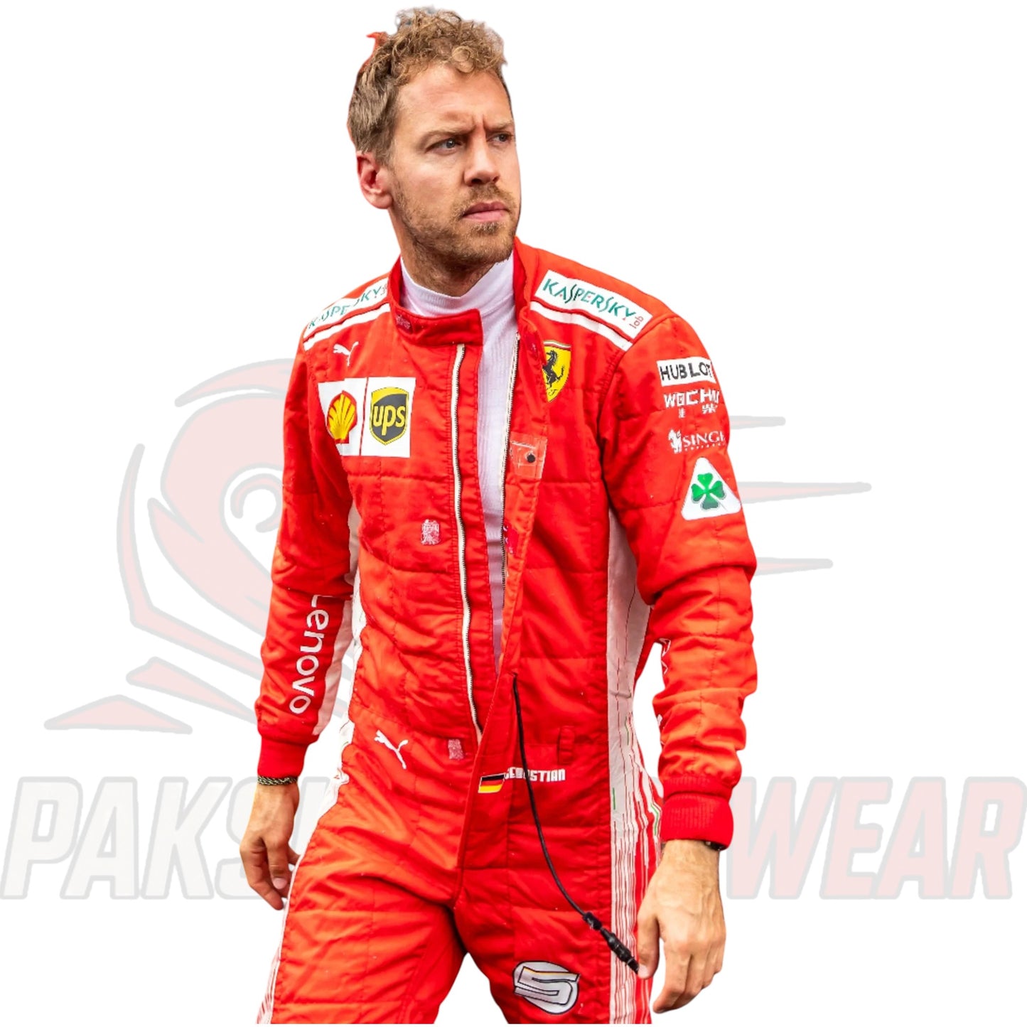 Sebastian Vettel 2017 Scuderia Ferrari F1 Replica Racing Suit