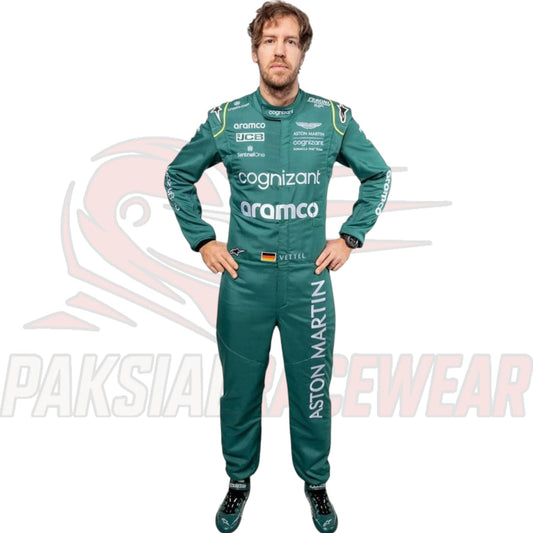 Sebastian Vettel 2022 Aston Martin F1 Replica Racing Suit