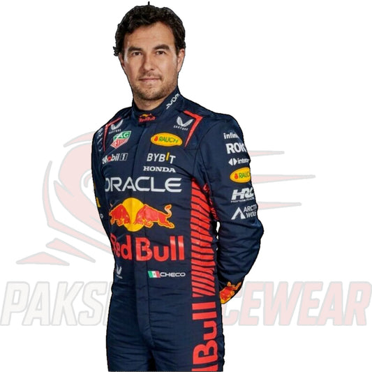 Sergio Perez 2023 Red Bull Printed Go Kart Suit – Replica