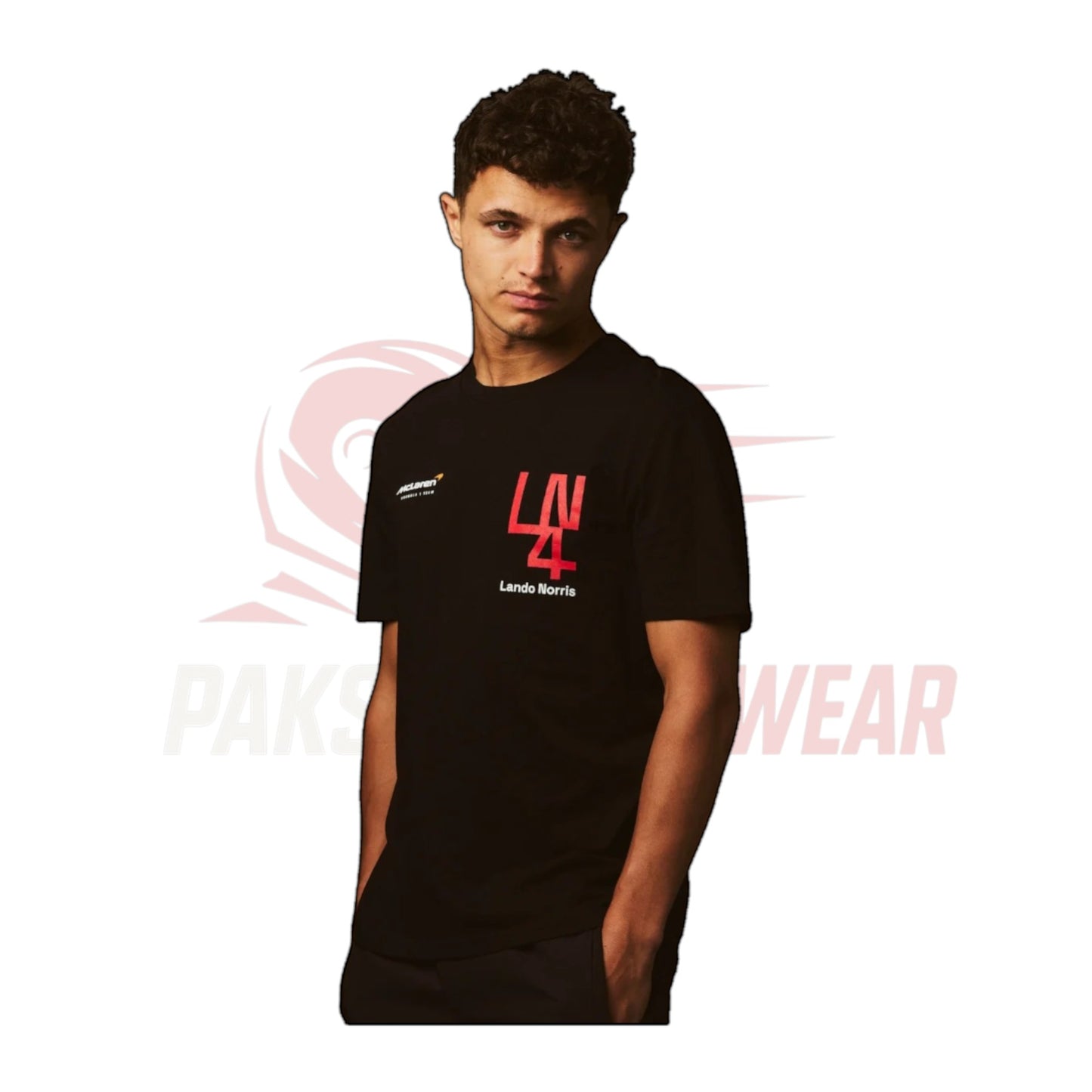Lando Norris x Silverstone T-Shirt – Black | McLaren F1 Gea