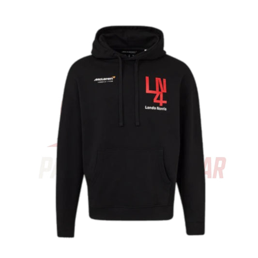 Unisex McLaren F1 Lando Norris Silverstone Hoodie – Black Edition