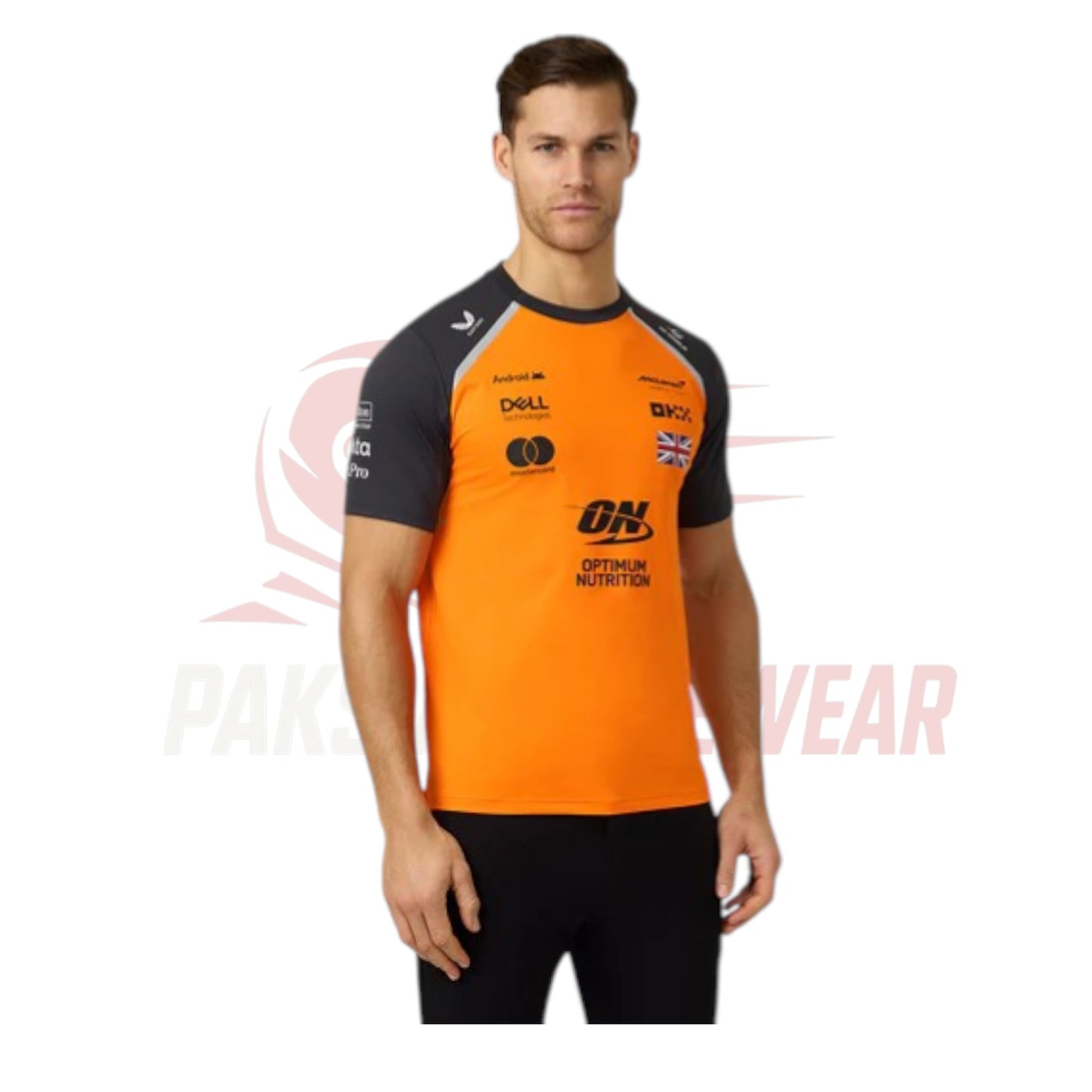 Lando Norris Men’s McLaren F1 Team Shirt – Papaya