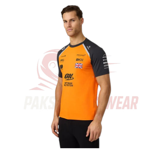 Lando Norris Men’s McLaren F1 Team Shirt – Papaya