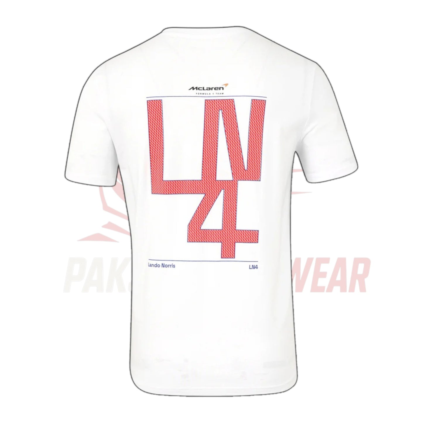 White Silverstone T-Shirt – Lando Norris | Unisex F1 Fanwear
