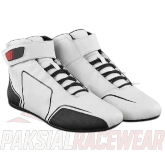 White Nomex Racing Shoes