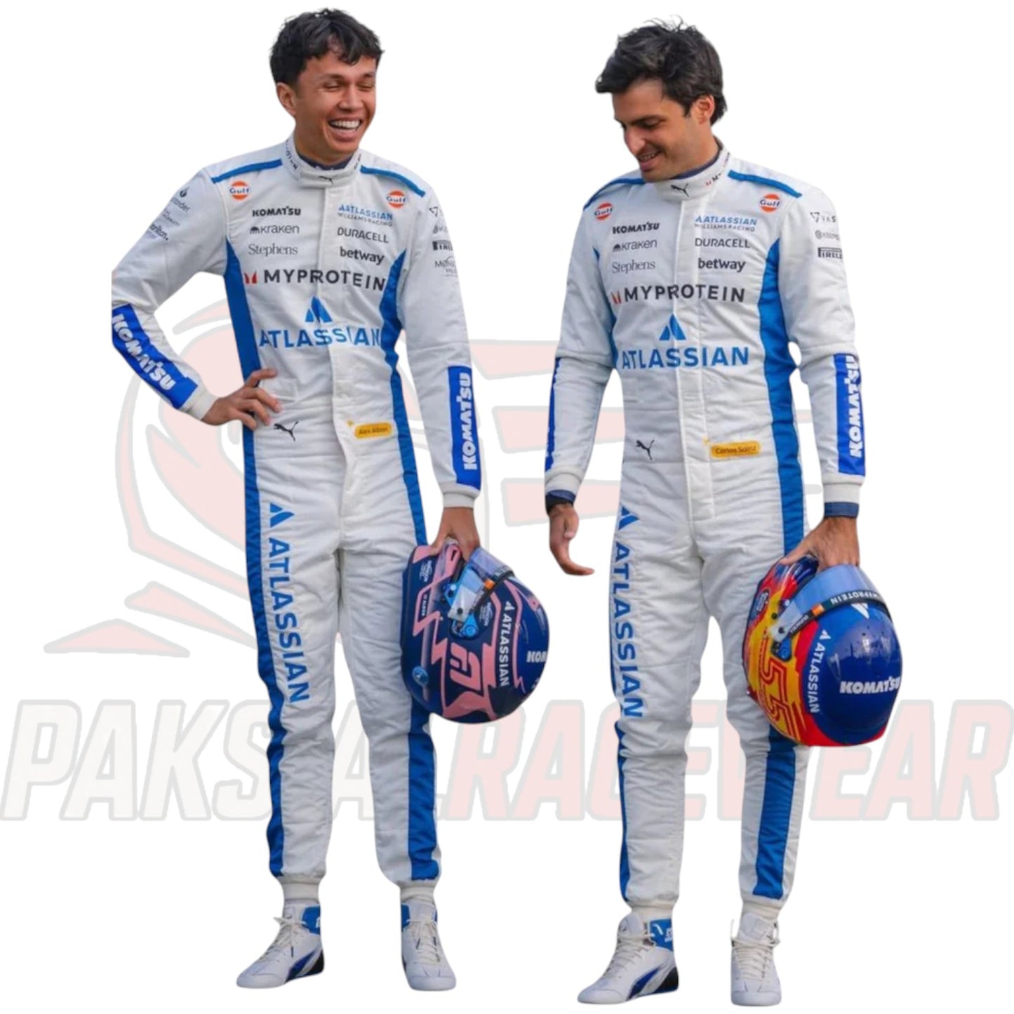 Williams Racing 2025 F1 Team Drivers Replica Race Suit – Paksial Racewear