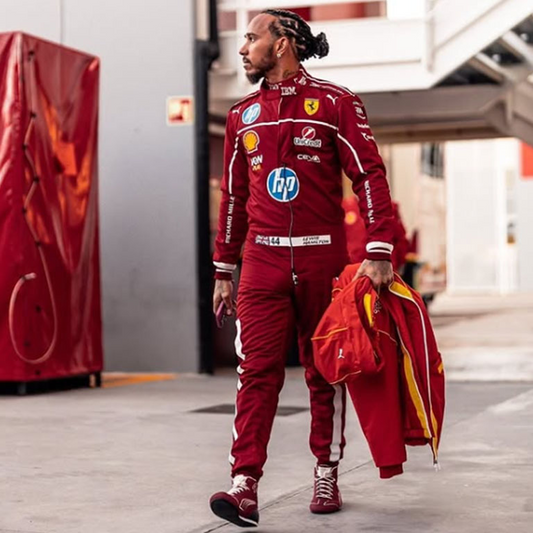 2025 Lewis Hamilton Scuderia Ferrari Replica F1 Race Suit