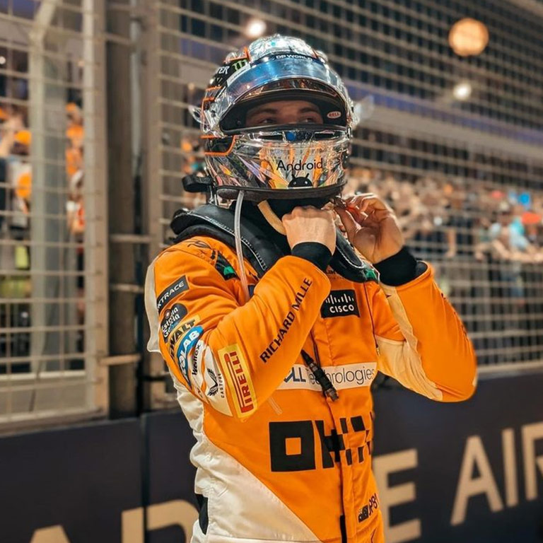 McLaren F1 2024 Oscar Piastri Singapore GP Replica Suit