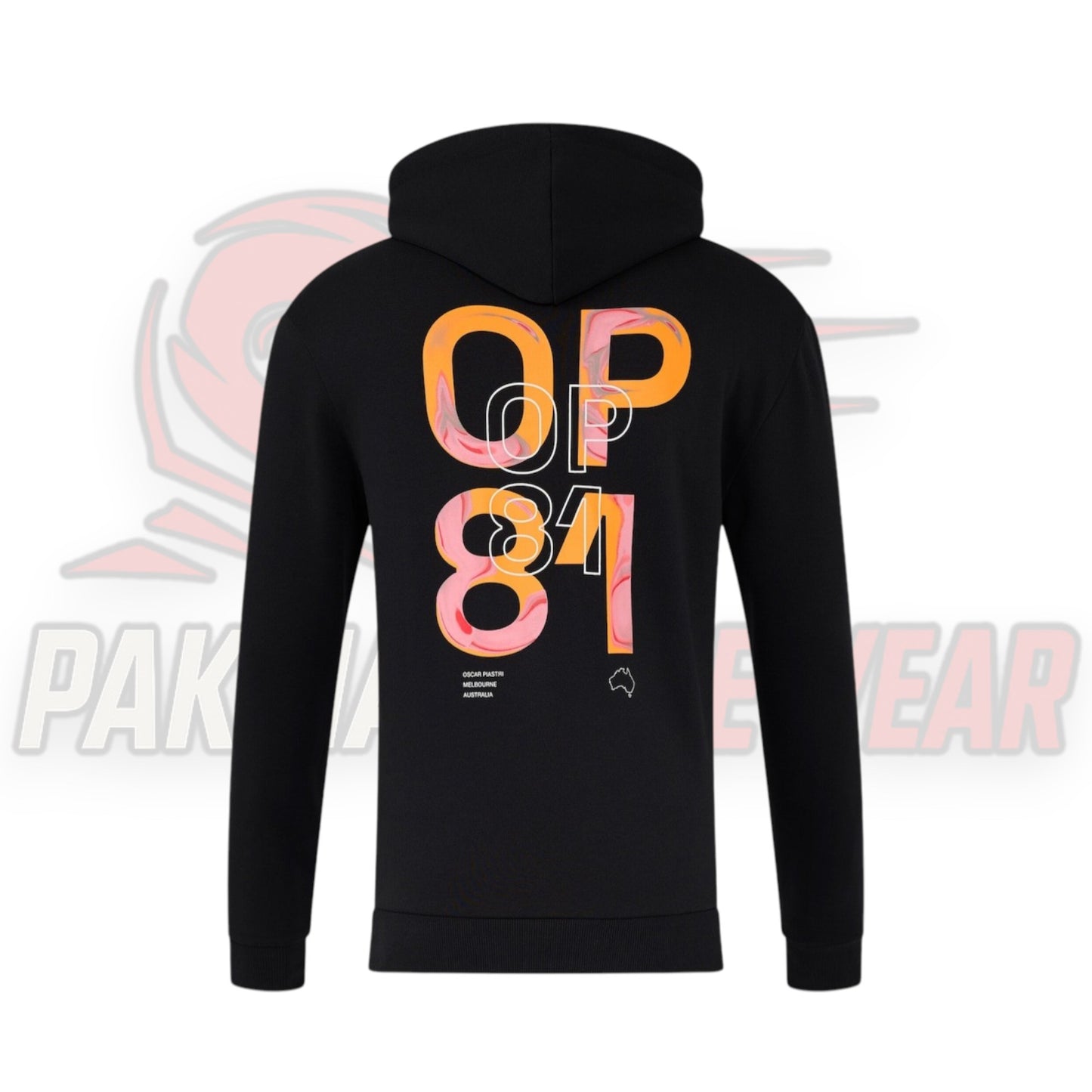 Oscar Piastri McLaren F1 Driver Hoodie – Black | Unisex Official Teamwear