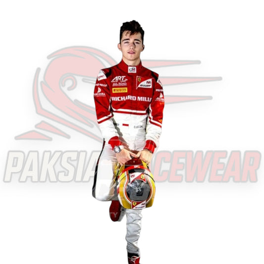 2016 Charles Leclerc Ferrari F1 Replica Race Suit | Karting Suit Inspired by Scuderia Ferrari