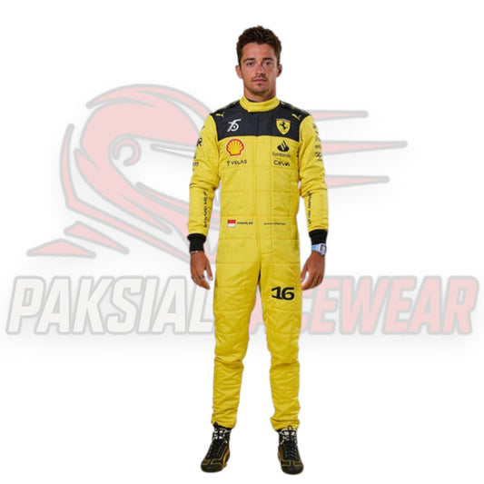2022 Ferrari 75th Anniversary Special Edition Replica Race Suit | Scuderia F1-Inspired Karting Suit