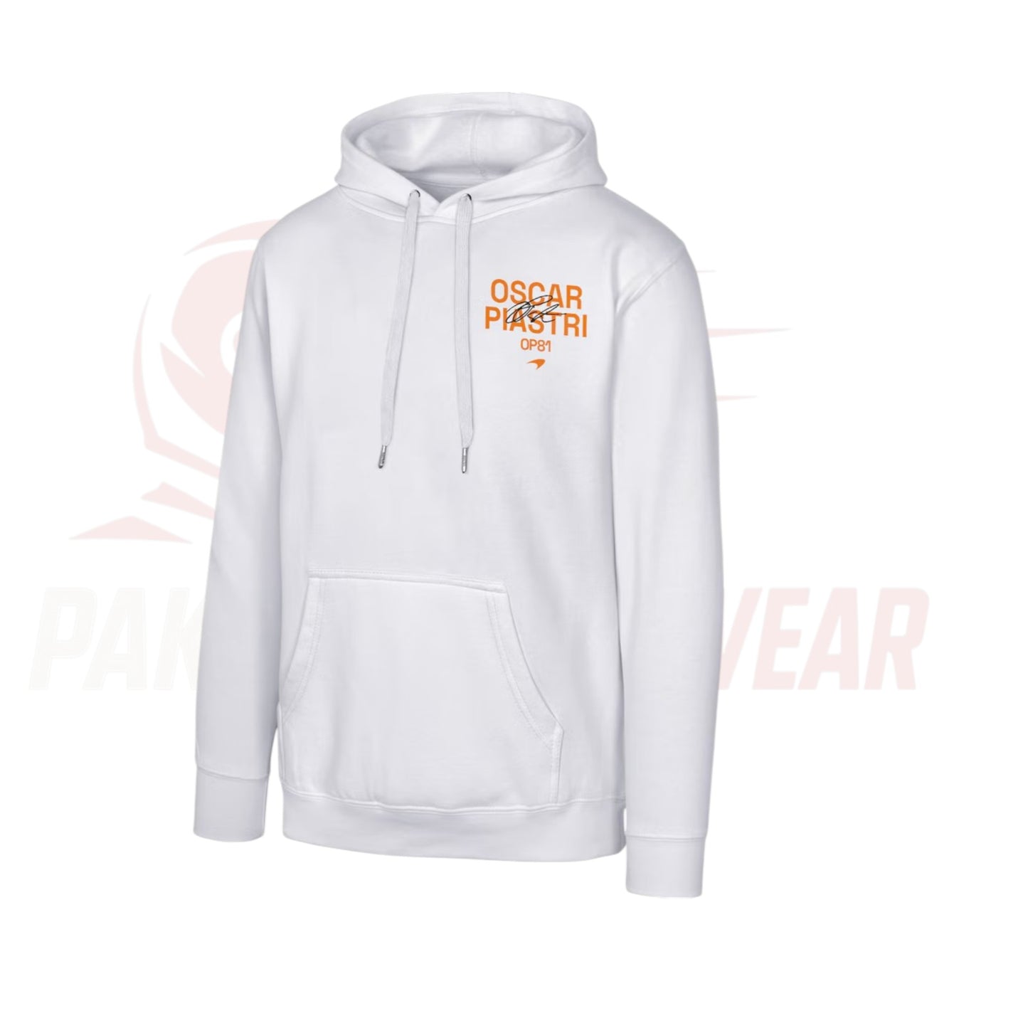 McLaren 81 Hoodie – Oscar Piastri Edition | White Unisex
