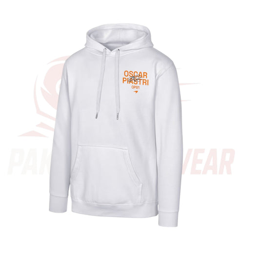 McLaren 81 Hoodie – Oscar Piastri Edition | White Unisex