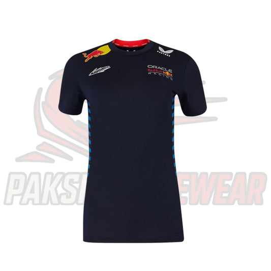 Official Max Verstappen Women’s Driver Tee – 2024 Red Bull F1