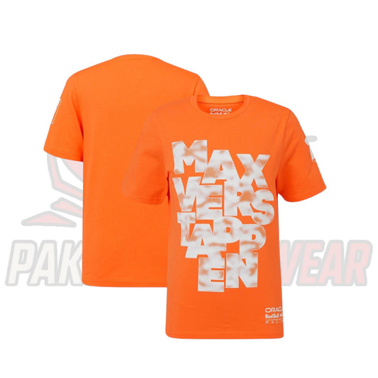 Max Verstappen Expression Kids T-Shirt – Orange | Red Bull Racing