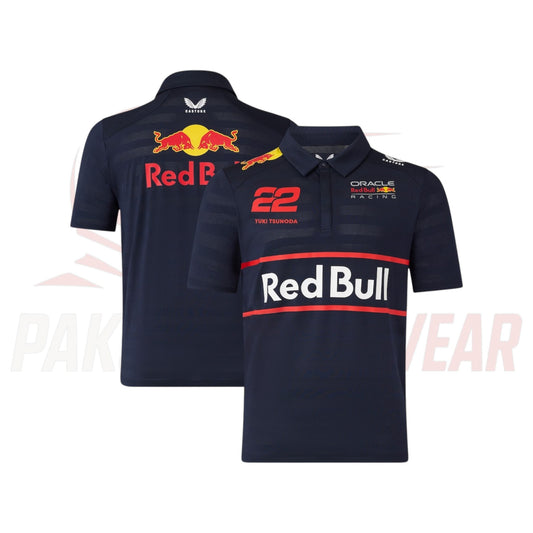 Red Bull Racing 2025 Yuki Tsunoda Official Team Polo Shirt – Unisex