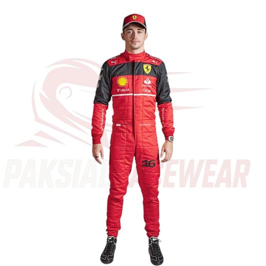 2022 Charles Leclerc Scuderia Ferrari Replica F1 Race Suit