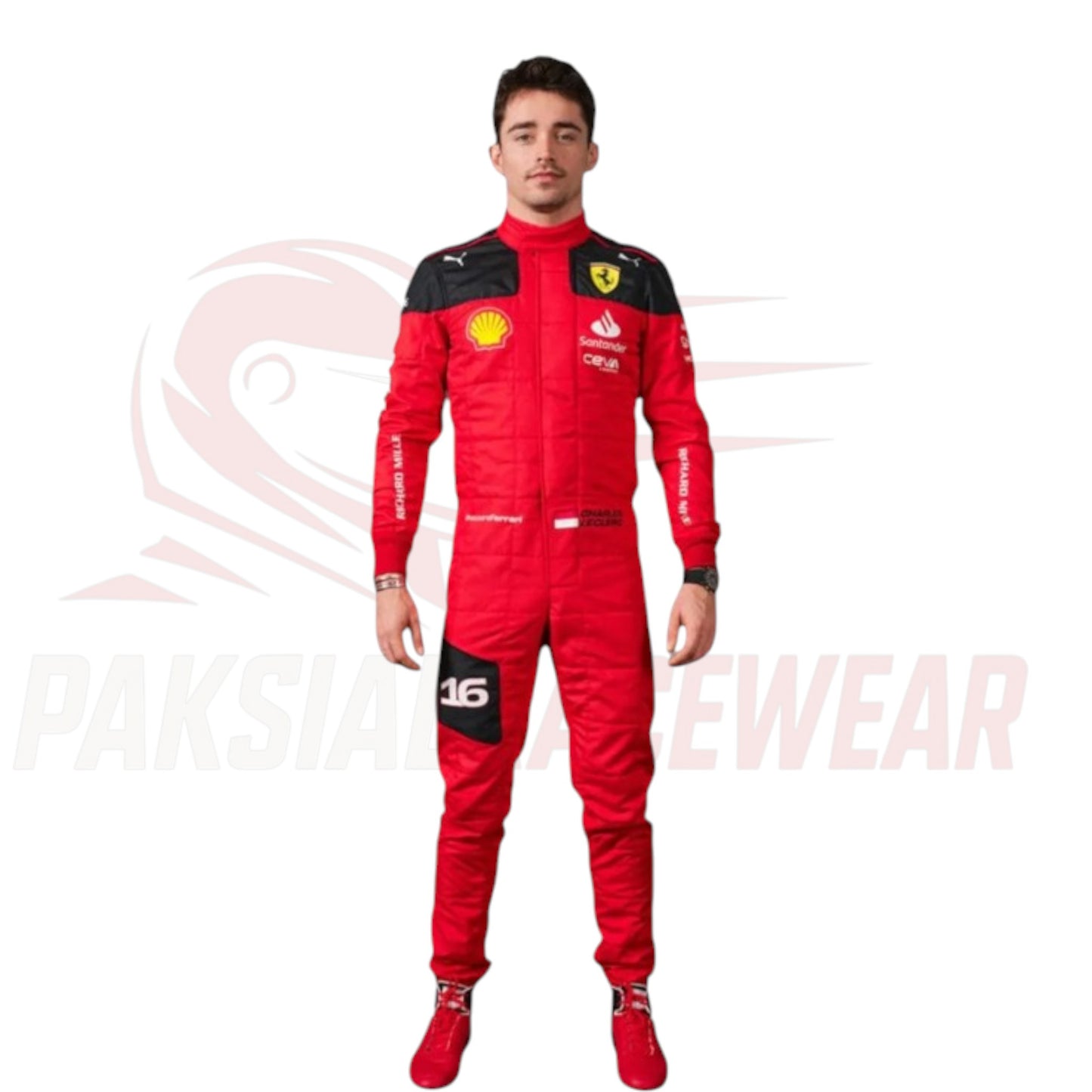 2023 Charles Leclerc Scuderia Ferrari Replica F1 Race Suit