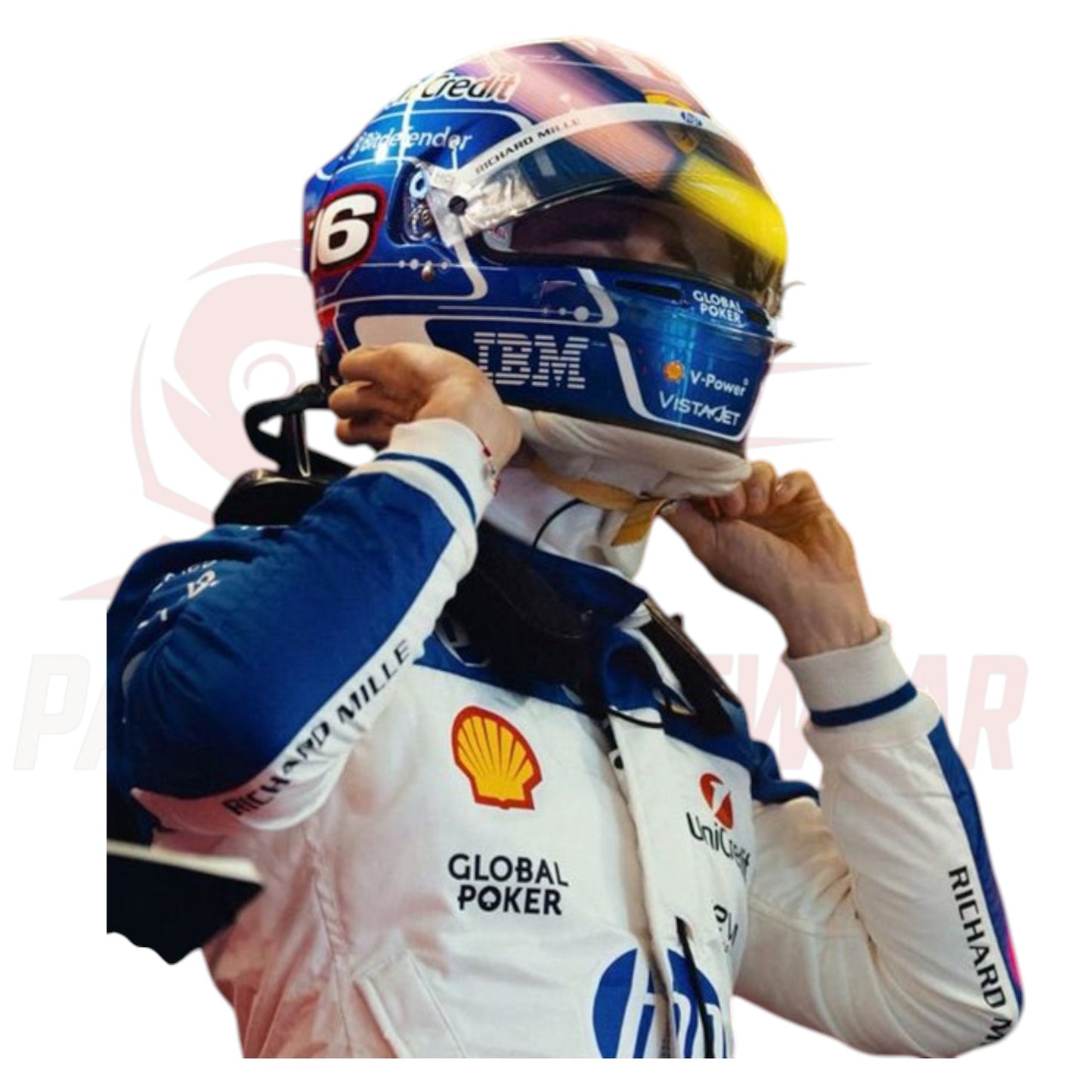 2025 Charles Leclerc Ferrari Miami GP Special Edition Replica F1 Race Suit