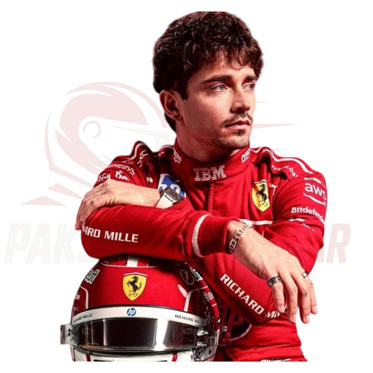 2025 Charles Leclerc Ferrari F1 Replica Race Suit