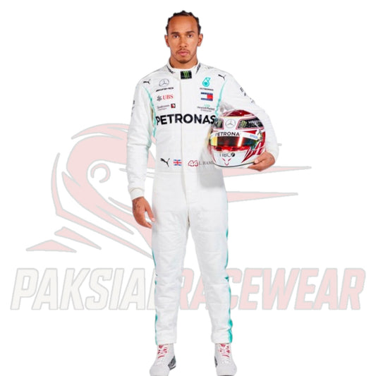 2019 Lewis Hamilton Mercedes AMG Petronas F1 Replica Race Suit