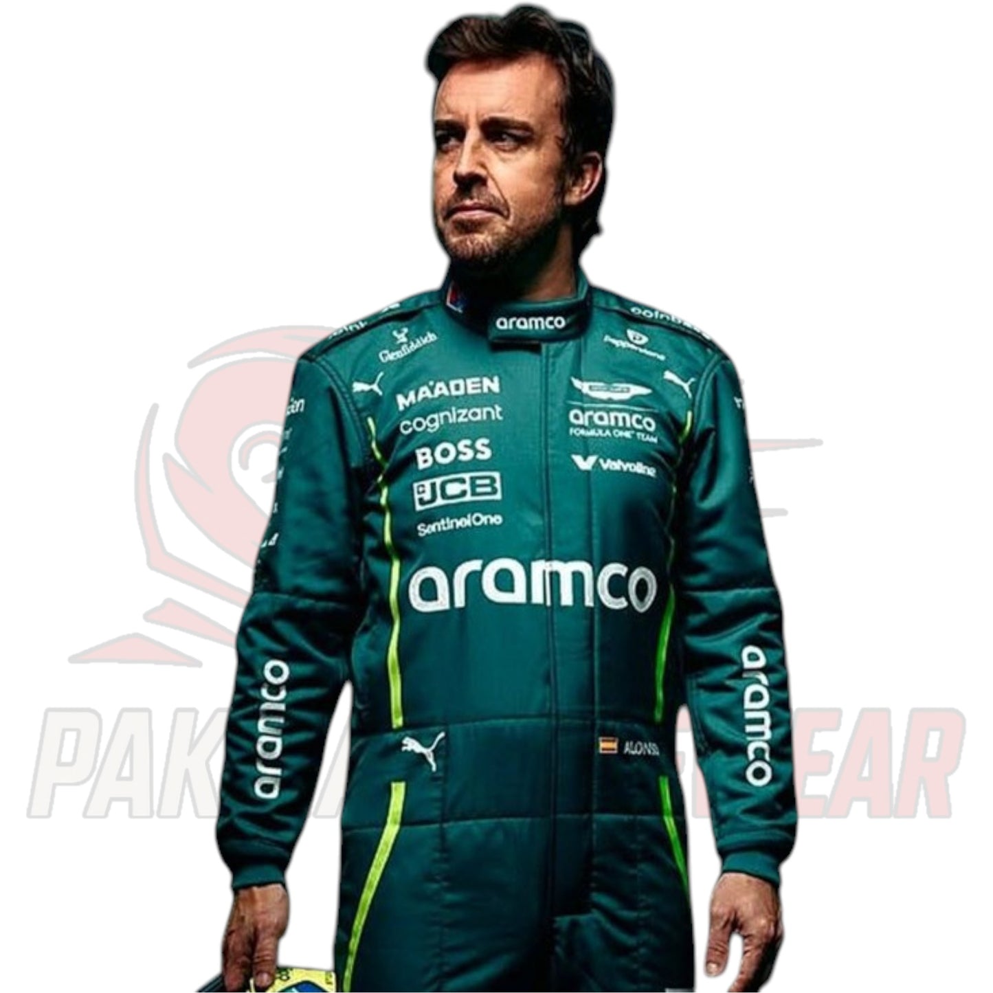 2025 Fernando Alonso Aston Martin F1 Replica Race Suit