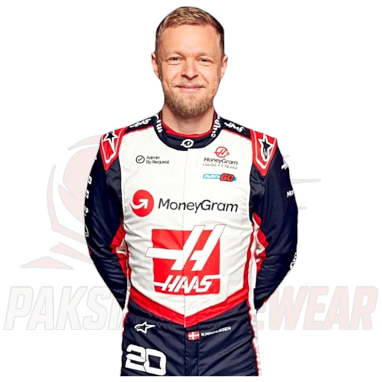 2024 Kevin Magnussen Haas F1 Race Suit Replica