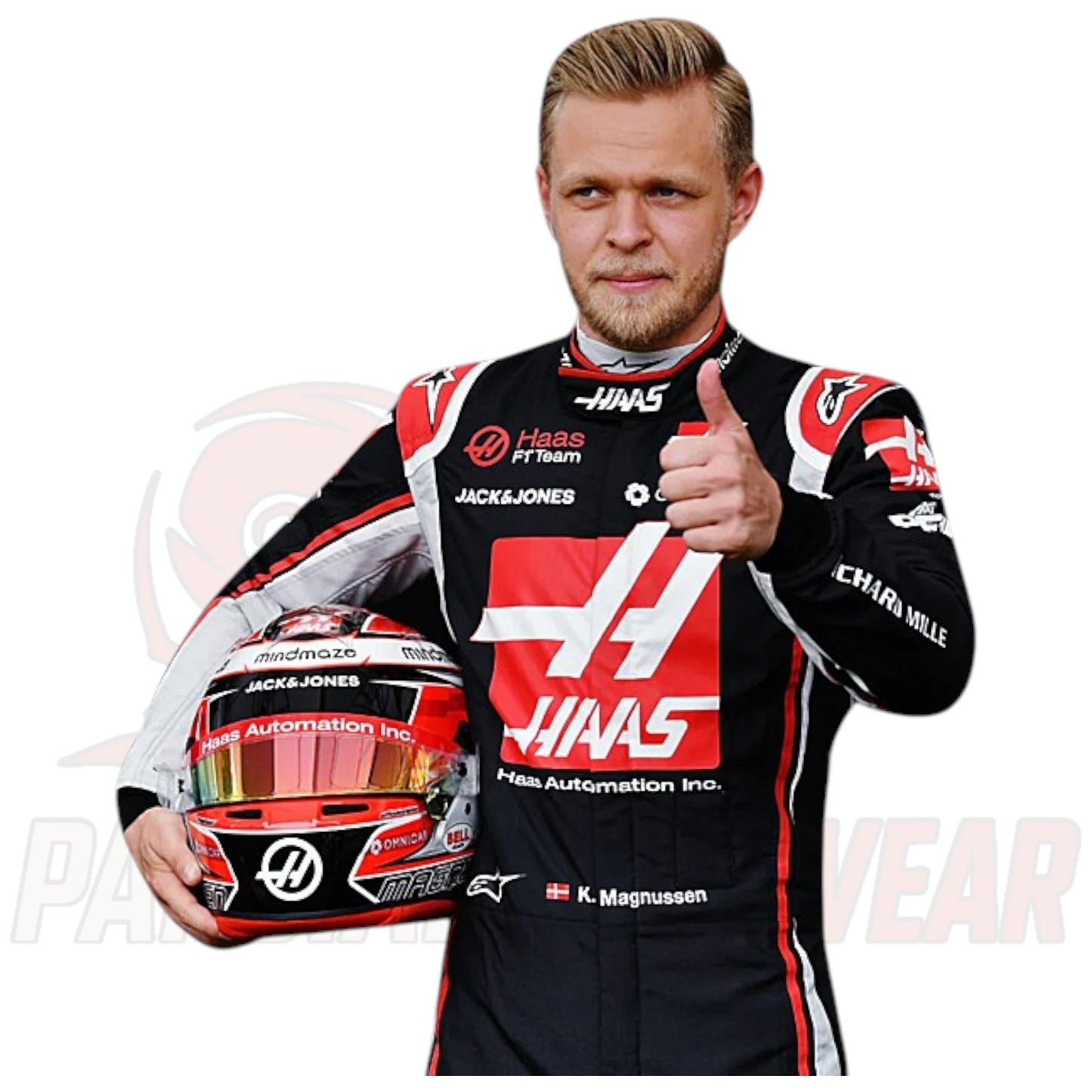 2020 Kevin Magnussen Haas F1 Race Suit Replica