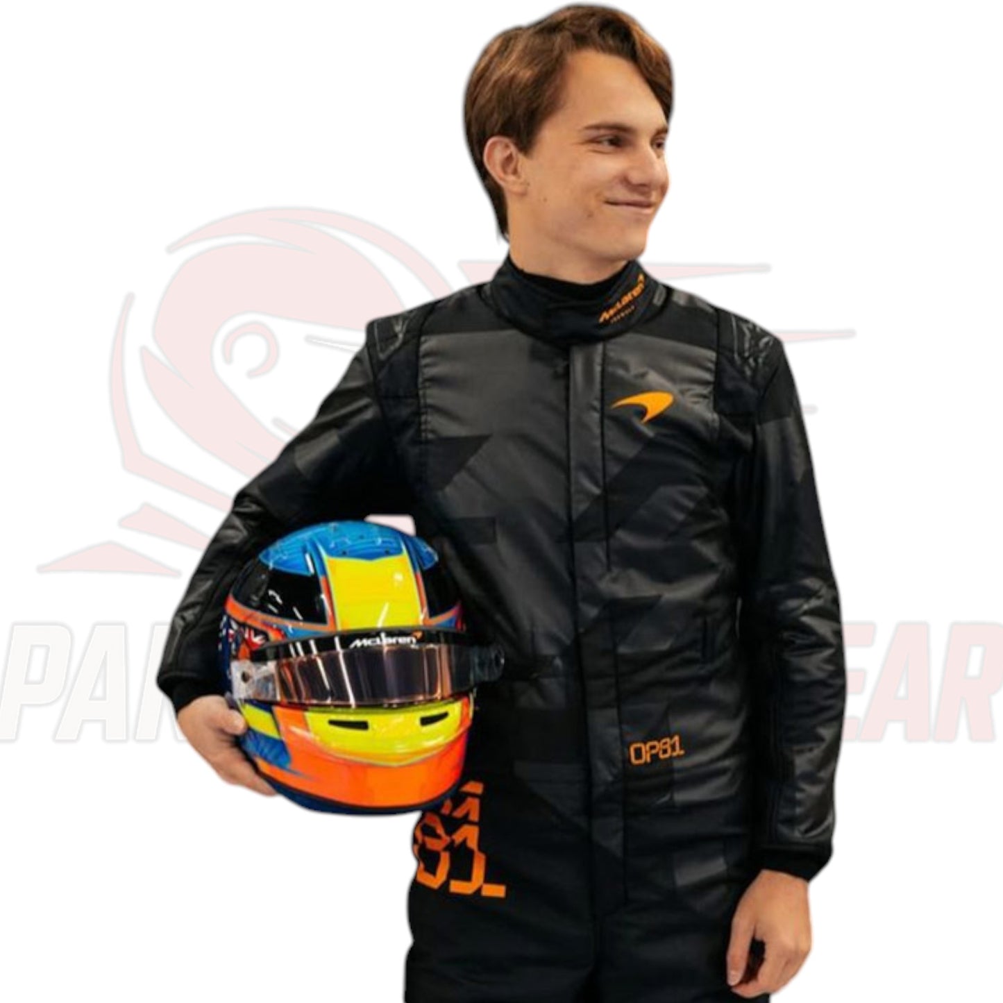 Oscar Piastri 2025 McLaren F1 Stealth Replica Suit