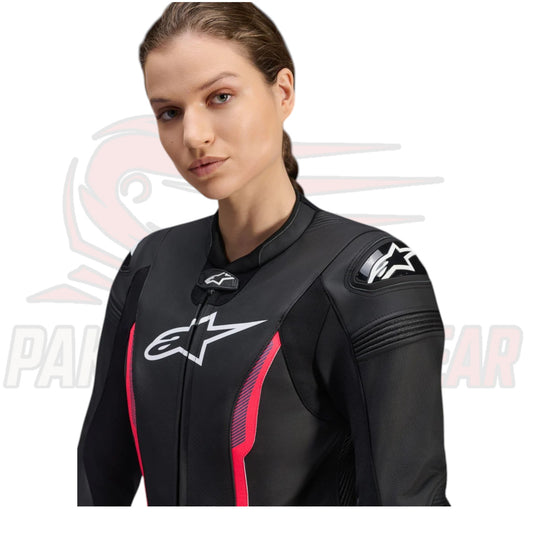 Alpinestars Stella Missile V2 Women’s 1-Piece Leather Racing Suit – Track Protection
