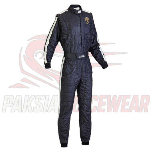 OMP One Vintage Lamborghini Race Suit – FIA Approved Classic Motorsport Edition