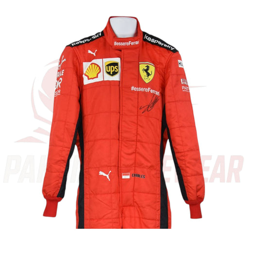 2020 Charles Leclerc Scuderia Ferrari Replica F1 Race Suit