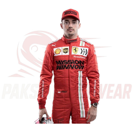 2021 Charles Leclerc Scuderia Ferrari Replica F1 Race Suit